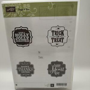 Stampin Up Holiday Stamps (Halloween, Thanksgiving, Christmas, Valentines)